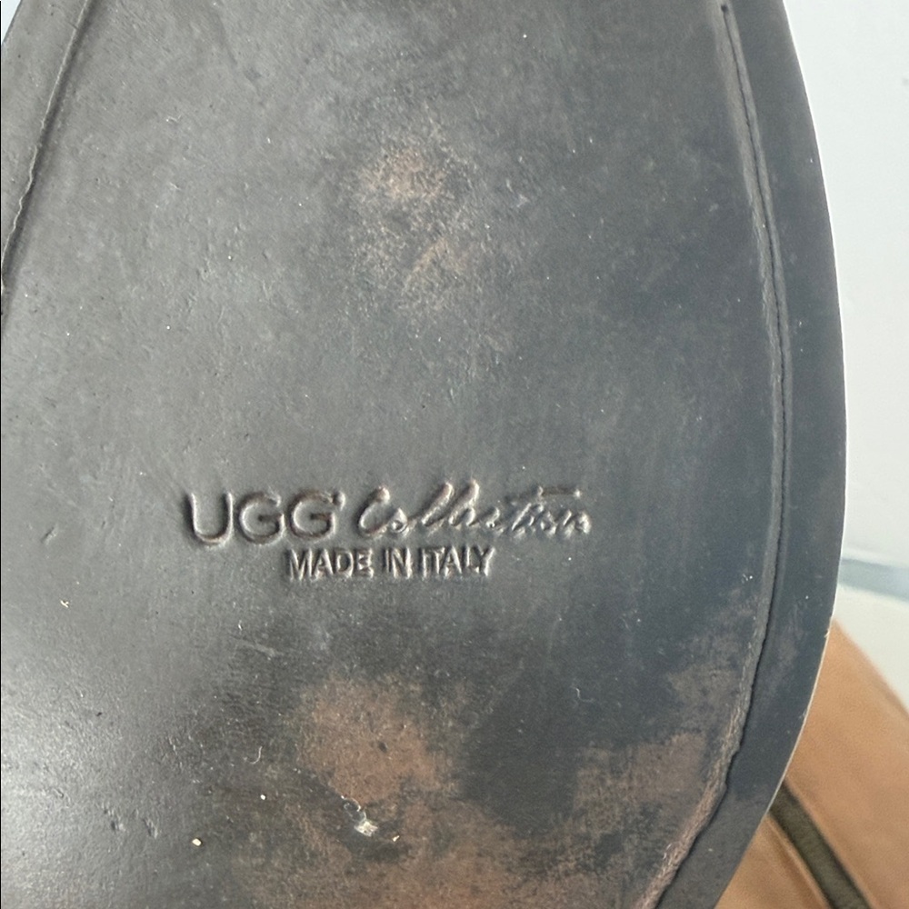 UGG Collection Nicoletta Chestnut, Over-the-knee Leather Boots - Picture 6 of 7